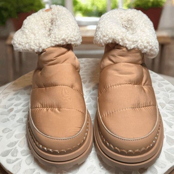 Sam Edelman Ozie Insulated Quilted Sherpa Fold‑Over Puffer Winter Boots Women’s - Picture 13 of 13